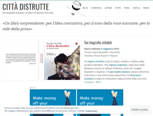 Tablet Screenshot of cittadistrutte.com
